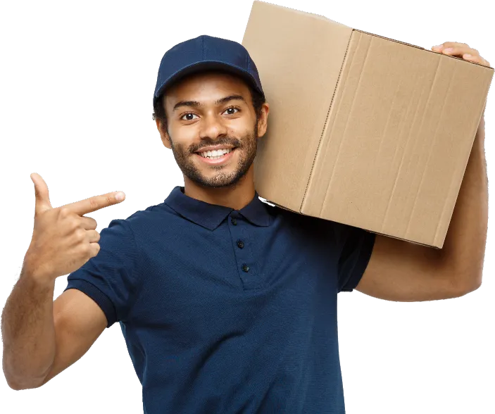 Man holding a box